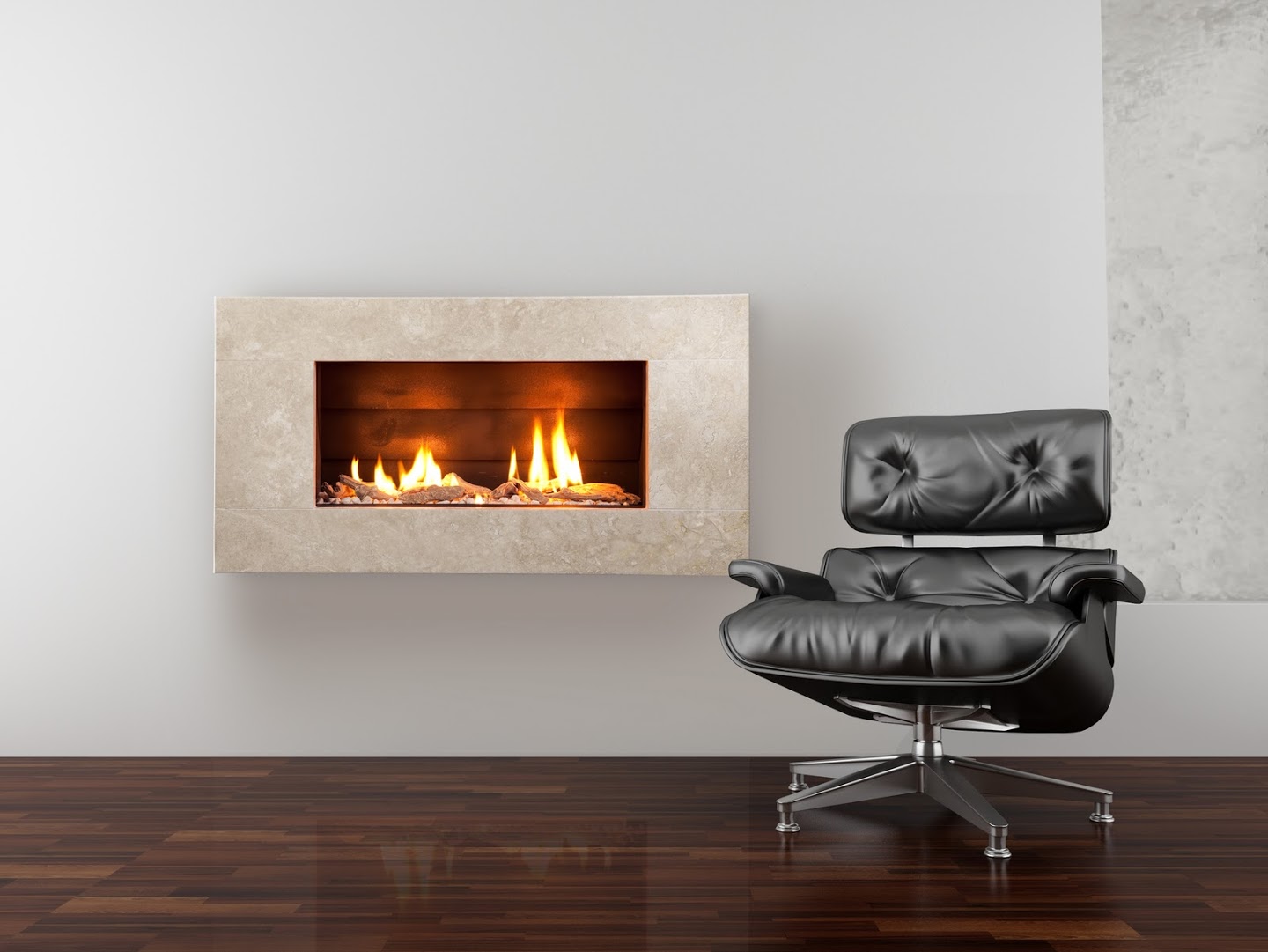 Wall mounted Gas Fireplace