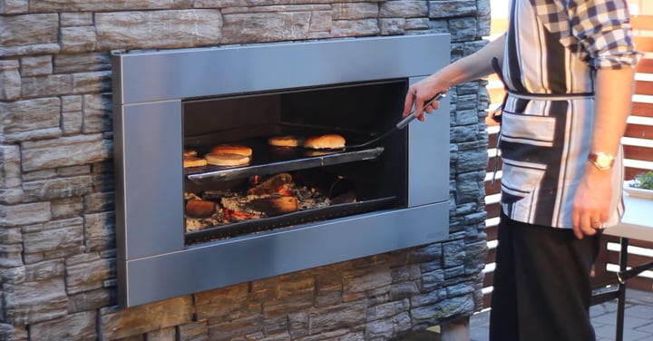 Escea EW5000 Outdoor Cooking Fireplace